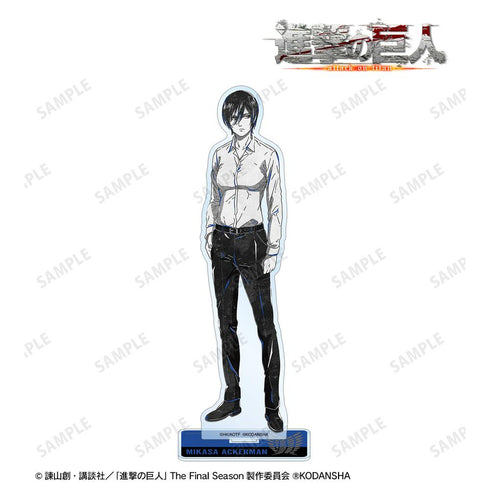 『進撃の巨人』ミカサ Ani-Art BLACK LABEL BIGアクリルスタンド【202504再販】